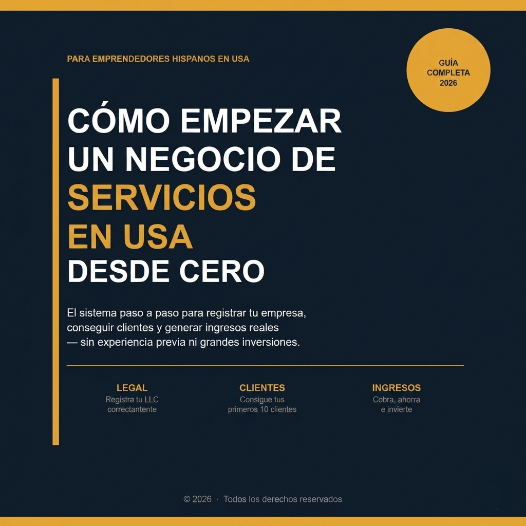De Empleado a Dueño: Cómo Empezar un Negocio de Servicios en USA Desde Cero